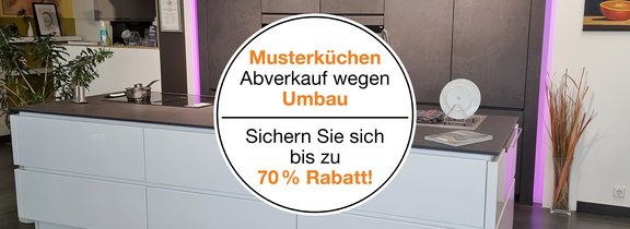 Küchenstudio Schindler in Achern | Header Musterküchen-Abverkauf
